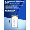 Buy cheap Gpe603060 Rechargeable Battery Pack 603060 1250mAh 3.7v Polymer Lithium Battery from wholesalers