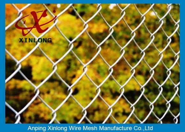 Buy cheap Galvanized Chain Link Fence With 3 - 5mm Wire Diameter For Baseball Field from wholesalers