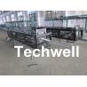 Buy cheap Steel 0.3mm - 0.6mm Mobile / Portable Gutter Roll Forming Machine for Rainwater Gutter from wholesalers