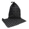 Buy cheap Black Eyelet Reusable Carrier Bags Non Woven Fabric Offerset Full Version Printing Laundry bag from wholesalers