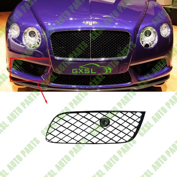For Bentley Continental Gt & Gtc V8 4.0 2012-2015 Black Right Bumper Grills OEM