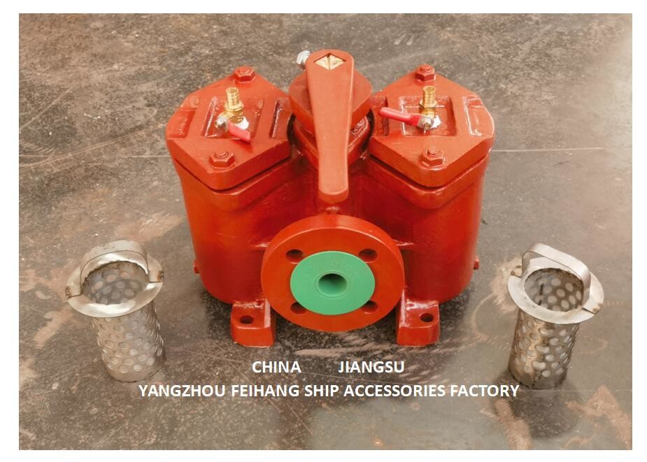 CB/T425-94 double oil filter, duplex crude oil filter price list,double oil strainers, duplex crude oil strainers