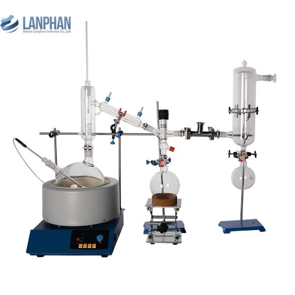 Buy cheap Essential Oil Lab Short Path Distillation Unit 5L Heating from wholesalers
