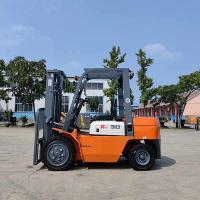 Buy cheap Duplex Mast Gasoline Powered Forklift 3000kgs Warehouse Equipment Forklift product