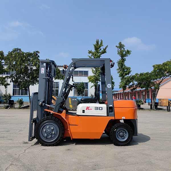 Buy cheap Duplex Mast Gasoline Powered Forklift 3000kgs Warehouse Equipment Forklift from wholesalers