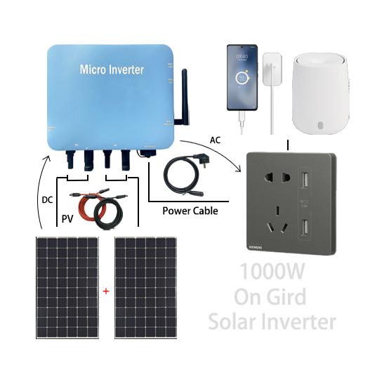 Buy cheap 300w 600w 800w 1000W on grid off gird MPPT Hybrid Solar inverter from wholesalers
