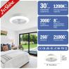 Buy cheap 19 Inches LED Ceiling Fan , Quiet Dc Motor Flush Mount Ceiling Fan With Light from wholesalers