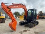 ISUZU Engine Used Hitachi ZX70 Crawler Excavator 7 Ton Mini Excavator in Good