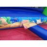 Buy cheap Outdoor Commercial Jungle Shark Inflatable Obstacle Course For Kids And Adults Fun from wholesalers