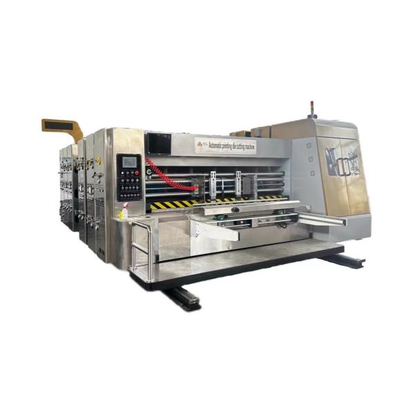Automatic Flexo Printing Slotting Die Cutting Corrugated Carton Box Making