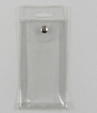 Buy cheap Clear Waterproof PVC plastic Cosmetic Brush Packaging Bags with Hanger and Button from wholesalers