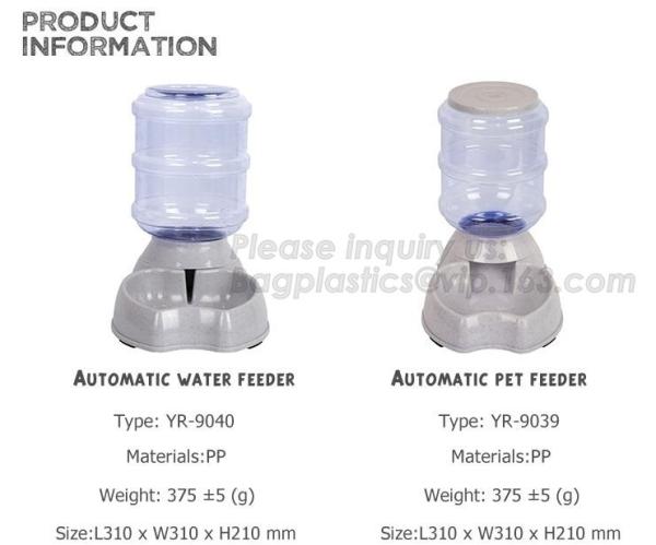 Automatic Pet Feeder Water And Food Dispenser Pet Bowl Travel Portable Foldable