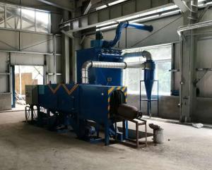 Buy cheap 8 Turbines LPG Cylinder Shot Blasting Machine Steel Oxygen Tank Inner Wall Sand Blasting Machine from wholesalers