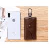 Buy cheap Cowhide waist key chain household large capacity fashion multi-function car lock key bags from wholesalers