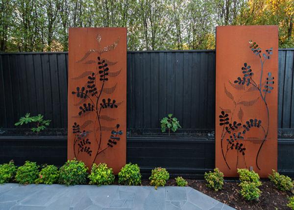 Buy cheap Contemporary Sculpture Steel Outdoor Decoration Metal Art Corten Steel Screen from wholesalers
