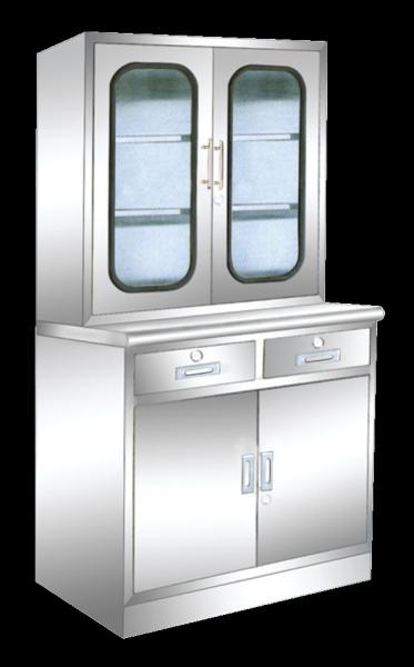 Buy cheap Professional Stainless Steel Medical Cabinet , Glass Door Medicine Cabinet from wholesalers