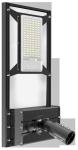 Outdoor Solar Street Lamp , Solar Light 60w Ip65 With LiFePO4 Battery