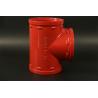 Buy cheap Three Ends Grooved Reducing Tee Corrosion Resistance DN60--DN426 from wholesalers