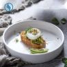 Buy cheap FDA Scratches Resistant Food Beverage Deep Porcelain Plate In Oven Industrial from wholesalers