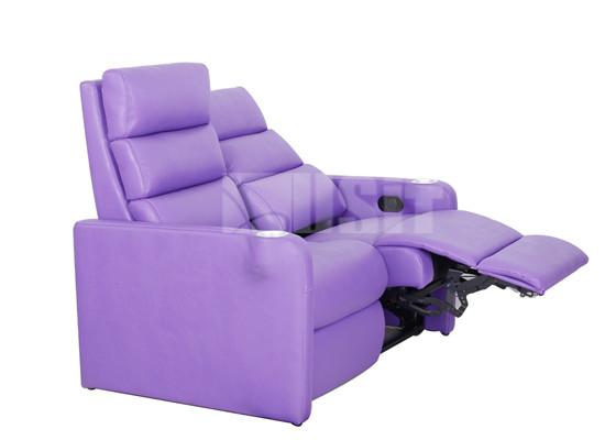 Buy cheap Genuine Leather Home Cinema Electric Recliner Chairs Equips Charging Ports from wholesalers