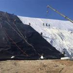 Landfill HDPE Geomembrane Pond Liner with Double Texture UV Resistant and
