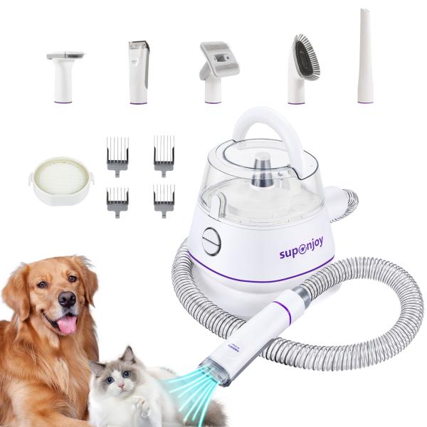 Buy cheap Electric Pet Grooming Hair Vacuum Cleaner Noise 65dB for Dogs Portable Design from wholesalers
