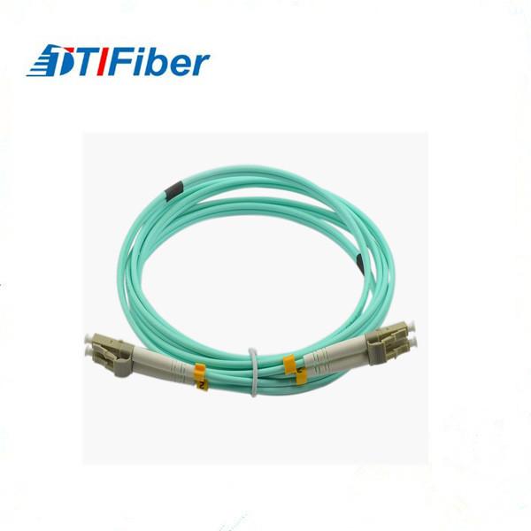 Buy cheap OM3 Duplex Fiber Optic Network Cable , Fibre Optic Patch Leads APC Polish Types from wholesalers