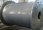 Wire Rope Hoist Cable Winch Drum 300m Capcaicty Gray For Mining