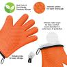 Buy cheap Customized Waffle Style Silicone Smoker BBQ Gloves Extreme Heat Resistant Waterproof Mitts from wholesalers