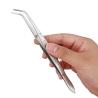 Buy cheap 16cm Curved Tweezers Dental Stainless Steel High Pressure Disinfection from wholesalers