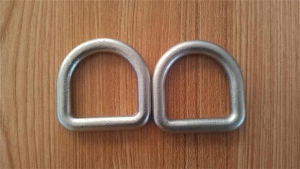 Buy cheap High Strength Safety D Rings Zinc Plated Buckle D Rings With Hot Forged from wholesalers