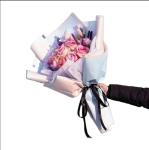 More Than 50 Colors Plastic Flower Wrapping Paper 58*58cm For Ouya Soap Wrapping