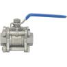 Buy cheap Female Thread 1/2" Full Port Ball Valve 3 Piece Stainless Steel 316 NPT WOG1000 Standard from wholesalers
