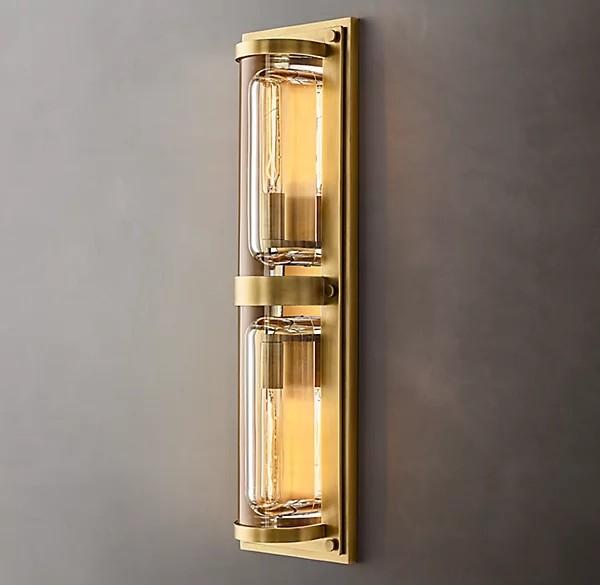 Buy cheap K9 Glass Decorative Wall Lamps Two 40W Gold Crystal Wall Sconce from wholesalers