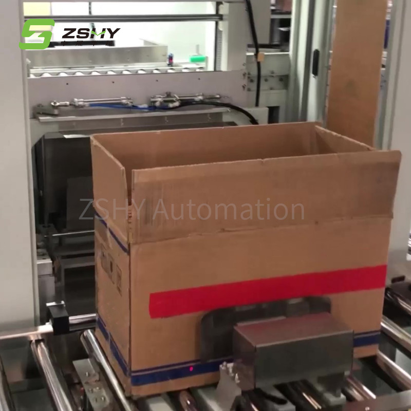 Conveyor Feeding 85% OEE Automatic High Speed Cartoning Machine 600pcs/Hour