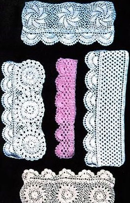 elegant 4.8-5cm width 10 yard / lot DIY handmade craft crocheted lace trim for garments