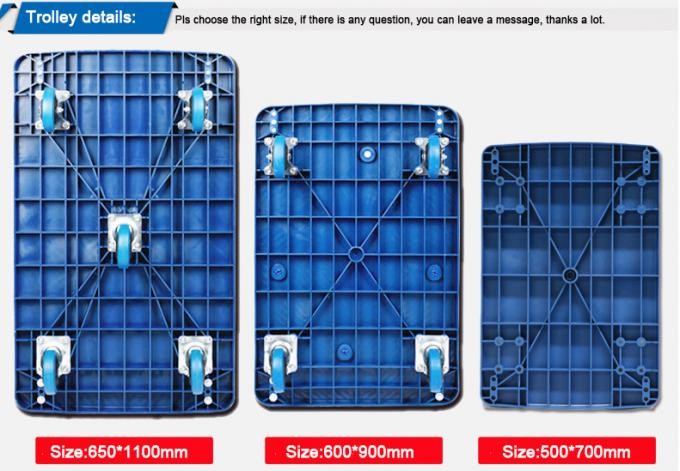 OEM Foldable Platform Truck 150kg Cold Rolled Steel 900*600mm