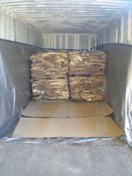 Quality open top 20 foot 4 panel bulk sea container liner for keeping fresh food for sale