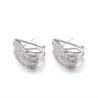 Buy cheap AAA+ 925 Silver CZ Earrings 2.81g 4mm Cubic Zirconia Stud Earrings from wholesalers