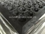 Anti - fatigue drainage kitchen rubber mats heavy duty and oil resistant
