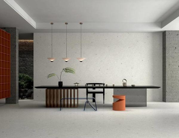 Buy cheap Interior Floor 1200x1200x9mm Eco-Friendly Tiles And Light Gray W.A 0.5% Terrazzo Soft Glazed Porcelain Tile For House And Office from wholesalers