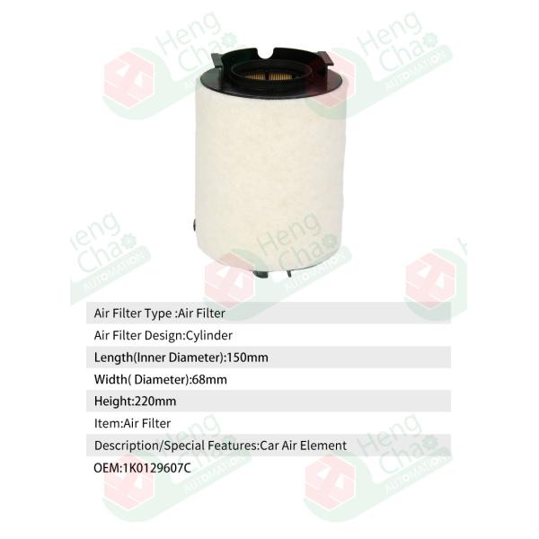 Car Engine OEM 1k0129607c Auto Air Filter Production Equipment Produce