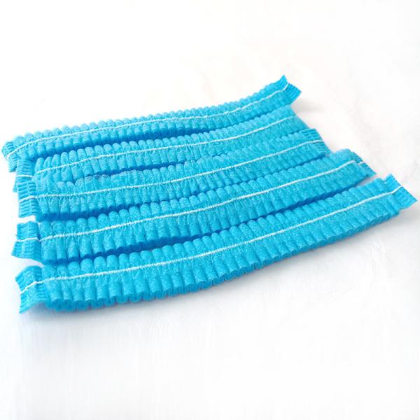 Buy cheap Shower Disposable Cap Double Ribbon Pleated Anti Dust Non Woven General Size from wholesalers