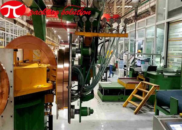 Buy cheap High Reliability Copper Coil Packing Line OD 1000mm Horizontal Packaging Machine from wholesalers