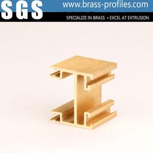 Buy cheap Golden Copper Alloy Extrusion Profiles For Interior Decoration from wholesalers