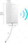 698-2700MHz 7dBi 4G LTE Antennas Wall Mounted Signal Booster Indoor High Gain