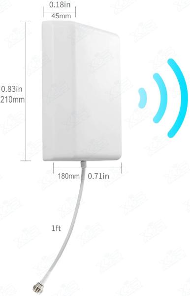 Buy cheap 698-2700MHz 7dBi 4G LTE Antennas Wall Mounted Signal Booster Indoor High Gain Flat Panel Antenna from wholesalers