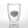 Buy cheap Clear Insulated Double Wall Drinking Glass 12oz Clear Heat Resistant Tumbler 340ml from wholesalers