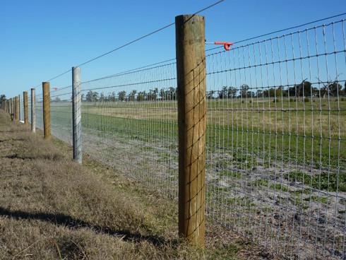 Buy cheap Galvanized Steel Wire Mesh Fence Animal field fence cost Zoo Wild Fencing Roll from wholesalers