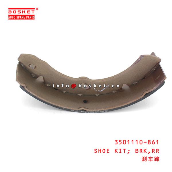 Buy cheap 3501110-861 Rear Brake Shoe Kit For ISUZU NKR77 P600 3501110-861 from wholesalers